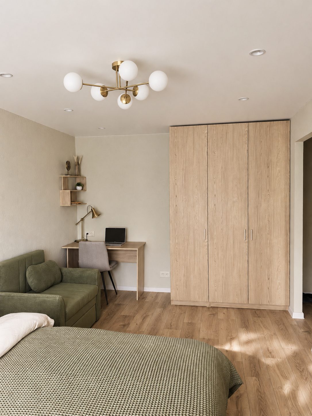 1-к. квартира, 33,5 м², 2 кровати — миниатюра 6