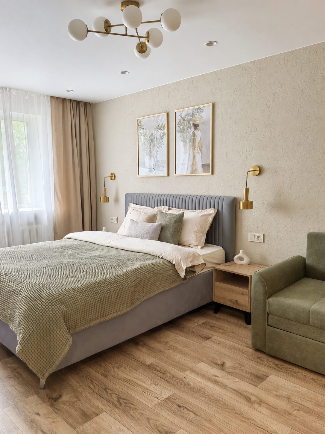 1-к. квартира, 33,5 м², 2 кровати — миниатюра 5