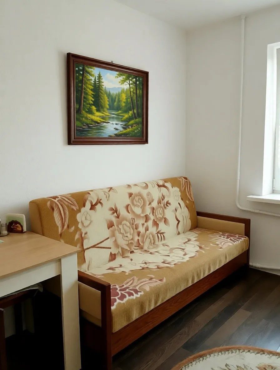 1-к. квартира, 40 м², 3 кровати — миниатюра 7